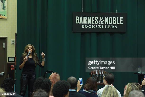 Personality Wendy Williams Signs Copies Of Her Book "Ask Wendy" at Barnes & Noble Tribeca on May 7, 2013 in New York City.