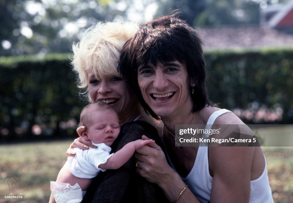 Ronnie Wood Family, Ken Regan Archive, 1983