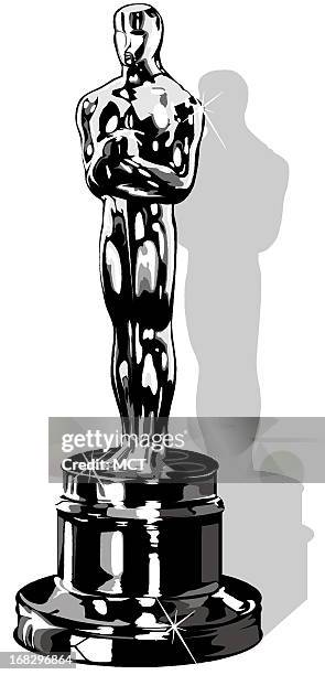 Illustration of Oscar, the Academy Award.