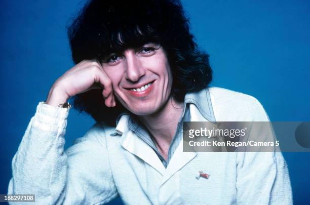 Bill Wyman of the Rolling Stones is photographed at the Camera 5 studios in 1977 in New York City. CREDIT MUST READ: Ken Regan/Camera 5 via Contour...