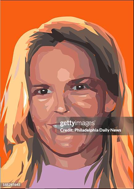 Peter Kohama illustration of Nicole Brown Simpson, O.J. Simpson's murdered wife.