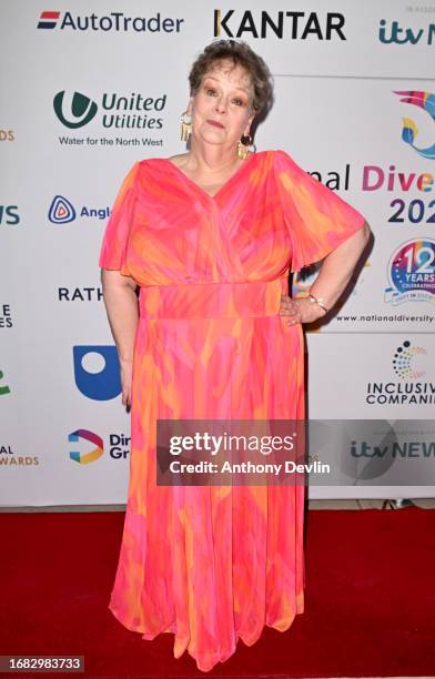 Anne Hegerty attends the The National Diversity Awards 2023 at Liverpool Cathedral on September 15, 2023 in Liverpool, England.