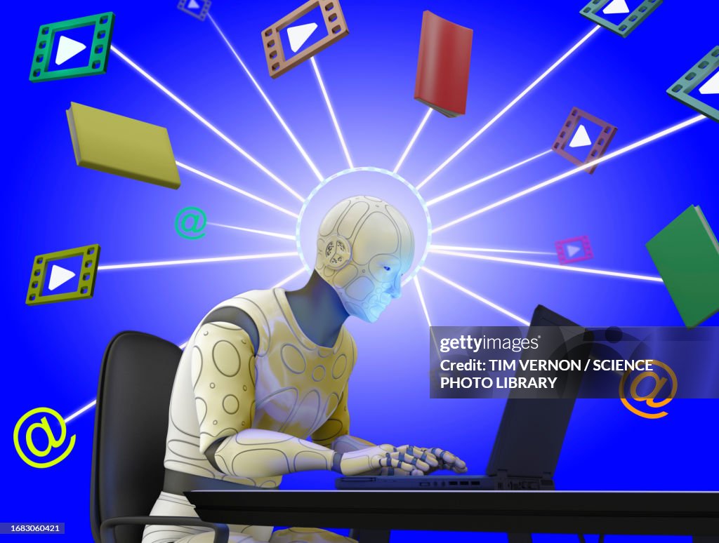 Artificial intelligence, conceptual illustration