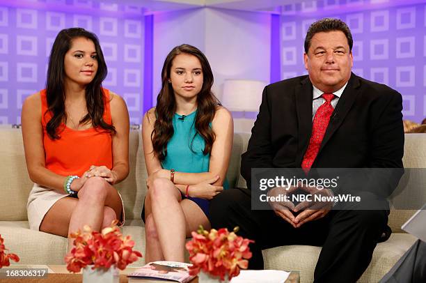 Ciara Schirripa, Bria Schirripa and Steve Schirripa appear on NBC News' "Today" show --