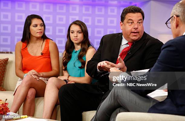 Ciara Schirripa, Bria Schirripa and Steve Schirripa appear on NBC News' "Today" show --