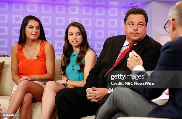 Ciara Schirripa, Bria Schirripa and Steve Schirripa appear on NBC News' "Today" show --