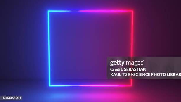 neon shape, illustration - rectangle abstract stock illustrations