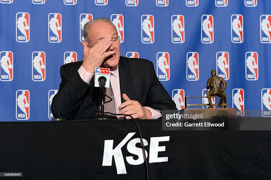 Denver Nuggets head Coach George Karl named 2012-2013 NBA Coach of the Year