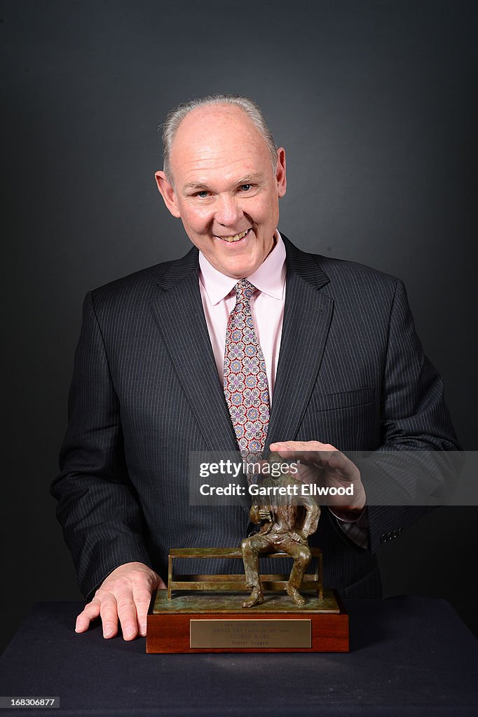 Denver Nuggets head Coach George Karl named 2012-2013 NBA Coach of the Year