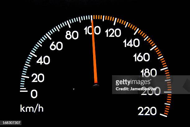 speedometer 100 kmh - number 100 stock pictures, royalty-free photos & images