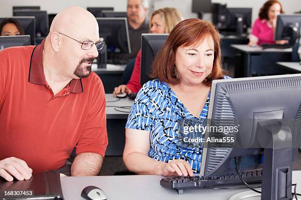 Adult Student Computer Learning 216,197 Adults Learning Computer Stock Photos, High-Res Pictures, and ...