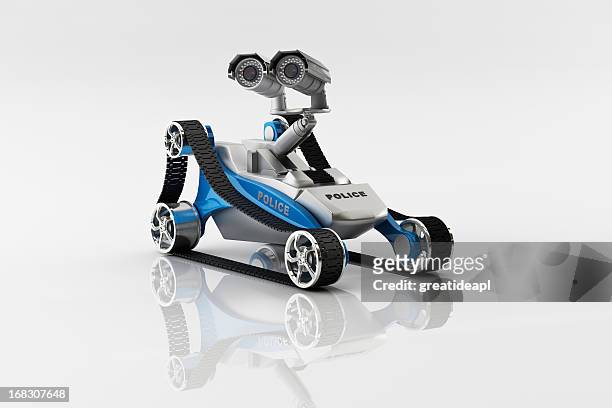 security robot - police rescue stock pictures, royalty-free photos & images