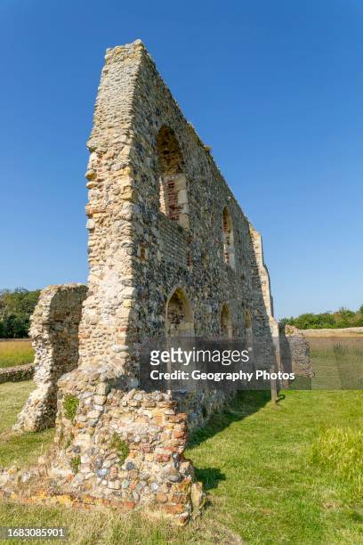 Ruins of Greyfriars Friary, Dunwich, Suffolk, England, UK.