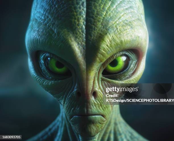 alien, illustration - alien encounter stock illustrations