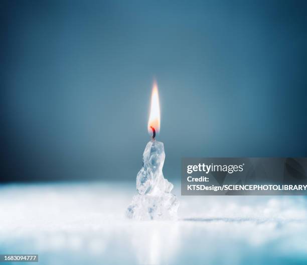 ice candle, illustration - fire stock illustrations