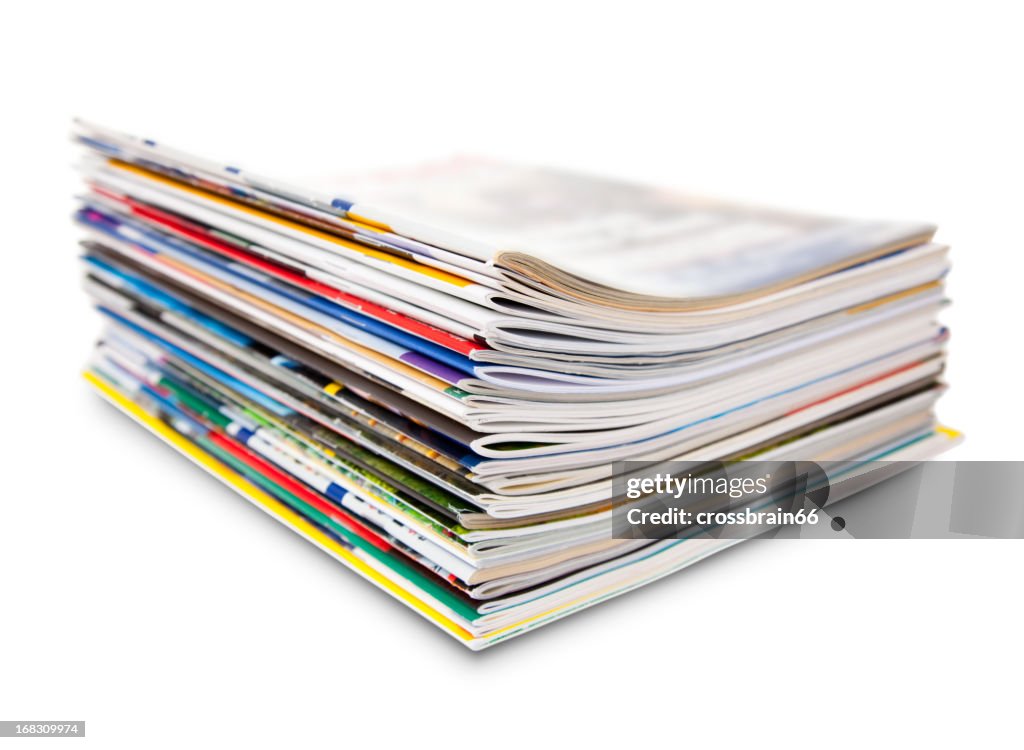 Stapel Farbe magazine