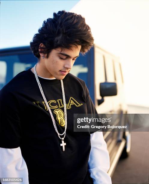 Professional skateboarder Paul Rodriguez Jr in December, 2004 in Studio City, California.