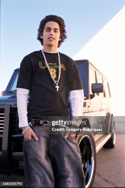 Professional skateboarder Paul Rodriguez Jr in December, 2004 in Studio City, California.