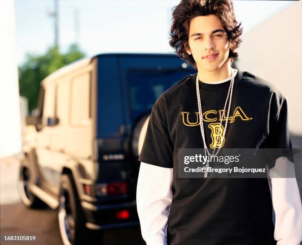 Professional skateboarder Paul Rodriguez Jr in December, 2004 in Studio City, California.