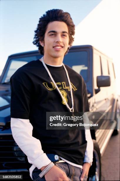 Professional skateboarder Paul Rodriguez Jr in December, 2004 in Studio City, California.