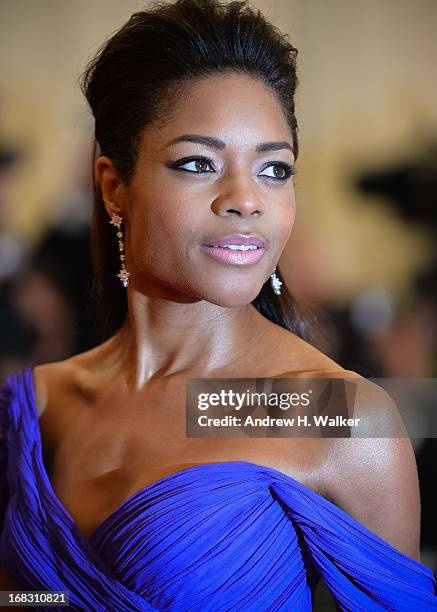 Naomie Harris attends the Costume Institute Gala for the "PUNK: Chaos to Couture" exhibition at the Metropolitan Museum of Art on May 6, 2013 in New...