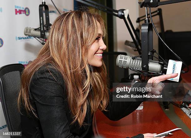 Jennifer Lopez visits at SiriusXM Studios on May 8, 2013 in New York City.