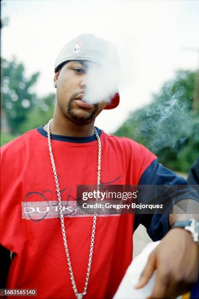 Hip-hop artist Khujo in July, 2003 in Atlanta, Georgia.