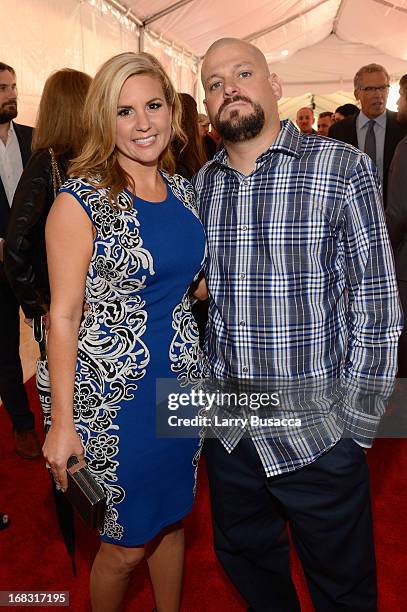 Brandi Passante and Jarrod Schulz of "Storage Wars" attend the A+E Networks 2013 Upfront on May 8, 2013 in New York City.