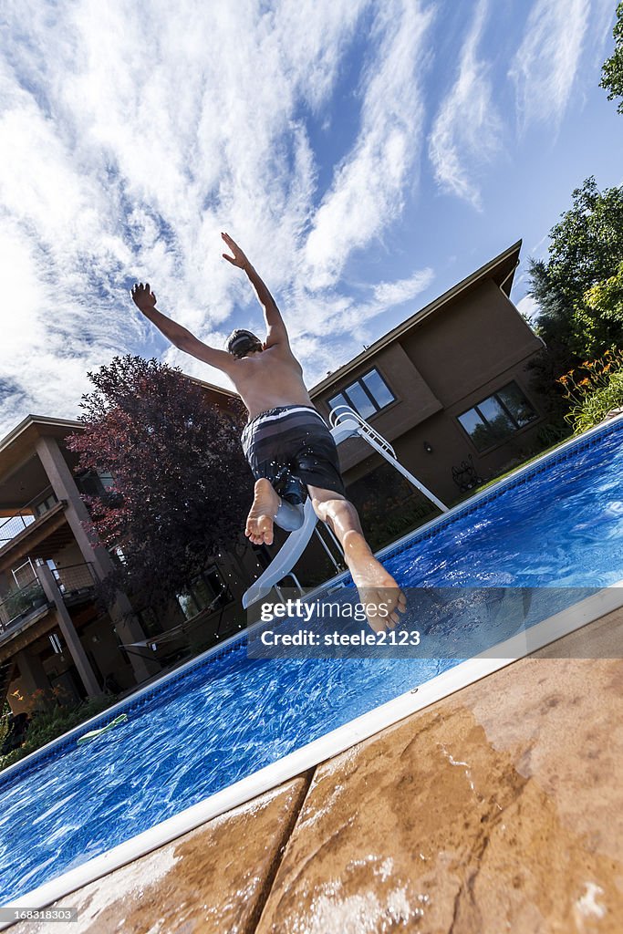 Jumping In The Pool