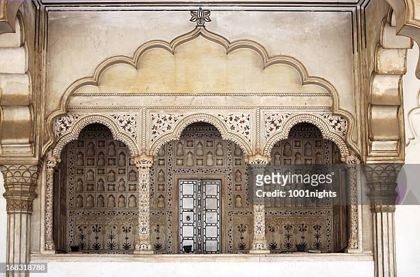 amber fort vicino a jaipur stato nel rajasthan, india. - palazzo reale foto e immagini stock