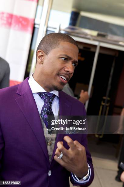 Nick Cannon attends "America's Got Talent" season 8 Meet the Judges red carpet event at Akoo Theatre at Rosemont on May 8, 2013 in Rosemont, Illinois.