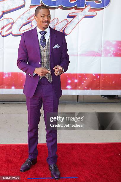 Nick Cannon attends "America's Got Talent" season 8 Meet the Judges red carpet event at Akoo Theatre at Rosemont on May 8, 2013 in Rosemont, Illinois.