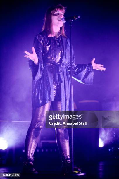 Karin Dreijer Andersson of The Knife performs on stage at The Roundhouse on May 8, 2013 in London, England.