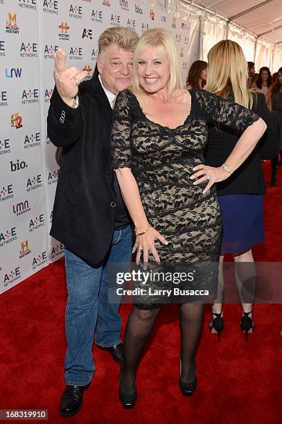 Dan Dotson and Laura Dotson of "Storage Wars" attend the A+E Networks 2013 Upfront on May 8, 2013 in New York City.
