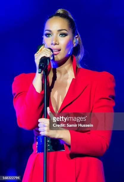 Leona Lewis performs live on stage at the Royal Albert Hall on May 8, 2013 in London, England.