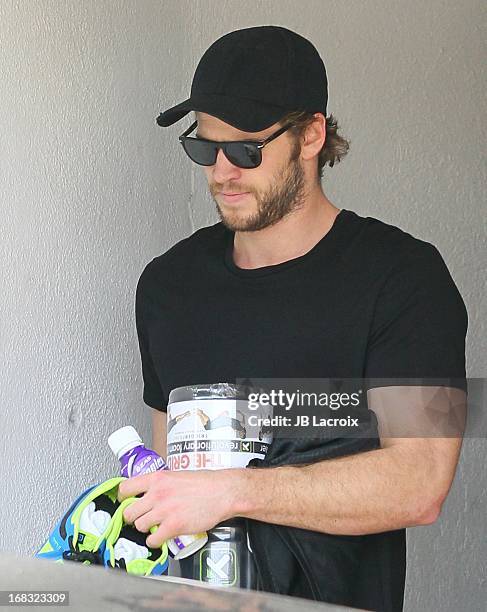 Liam Hemsworth is seen on May 8, 2013 in Los Angeles, California.