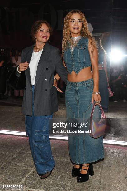 Vera Ora and Rita Ora attend a VIP event celebrating the launch of Rita Ora's multi-season partnership with Primark at Ambika P3 on September 15,...