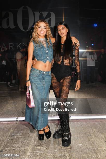 Rita Ora and Neelam Gill attend a VIP event celebrating the launch of Rita Ora's multi-season partnership with Primark at Ambika P3 on September 15,...