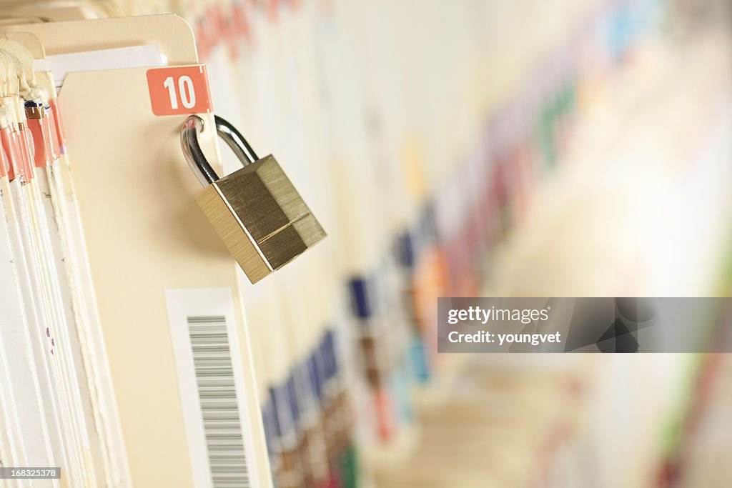 Secure los registros médicos