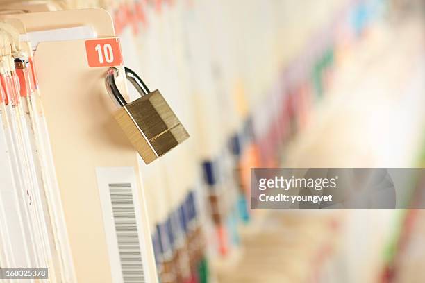 secure medical records - protection stock pictures, royalty-free photos & images