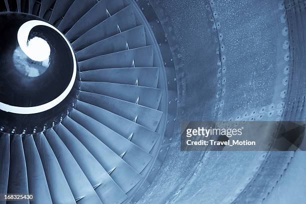 aviones motor de turbina de chorro - turbina fotografías e imágenes de stock