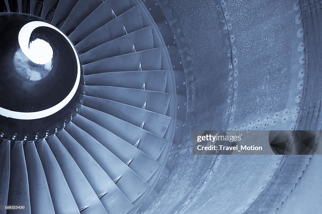 Aircraft jet engine turbine