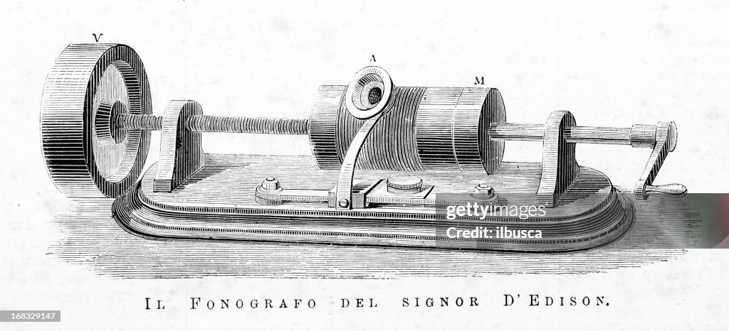 Phonograph by Thomas Alva Edison