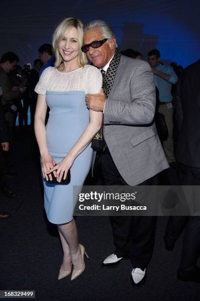 Vera Farmiga and Barry Weiss attend the A+E Networks 2013 Upfront on