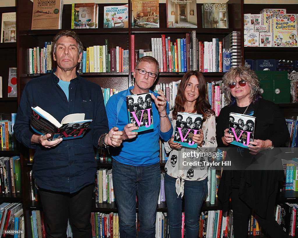 MTV's Original VJs Sign Copies Of Their Book "VJ: The Unplugged Adventures of MTV's First Wave"