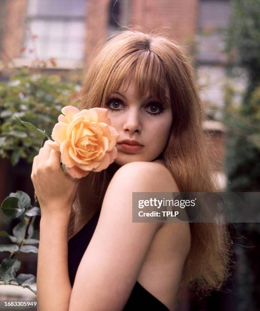 English actress Madeline Smith poses for a portrait in London, England, August 10, 1970. Smith is known for playing Bond girl Miss Caruso in "Live...