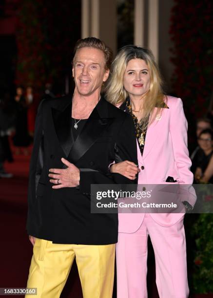 Damian Lewis and Alison Mosshart attend Vogue World: London 2023 at Theatre Royal Drury Lane on September 14, 2023 in London, England.