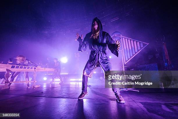 Karin Dreijer Andersson of The knife performs at The Roundhouse on May 8, 2013 in London, England.