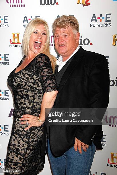 Dan Dotson and Laura Dotson attend A&E Networks 2013 Upfront at Lincoln Center on May 8, 2013 in New York City.