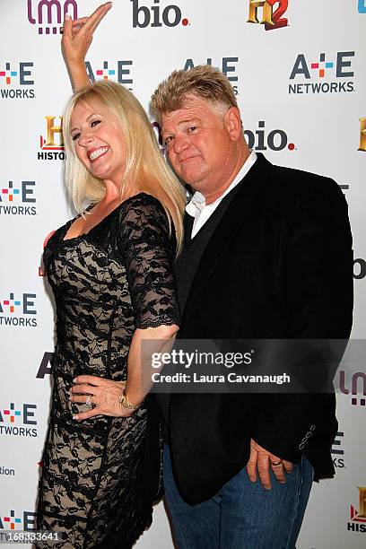 Dan Dotson and Laura Dotson attend A&E Networks 2013 Upfront at Lincoln Center on May 8, 2013 in New York City.